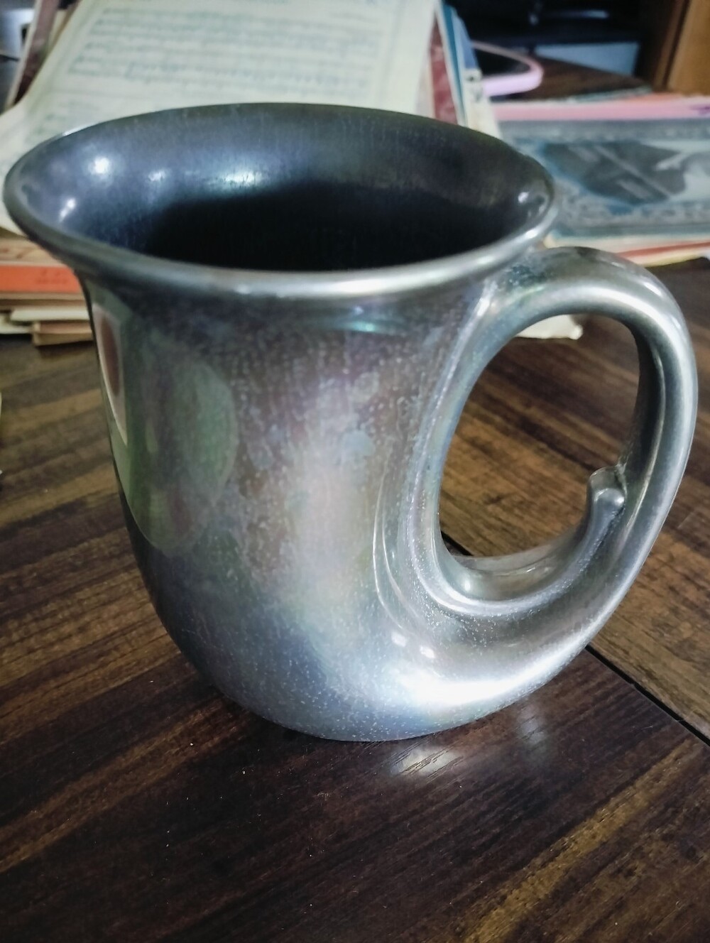 Vintage Wilton Armetale Tavern Mug RWP Colonial Style Pewter Look Tankard USA